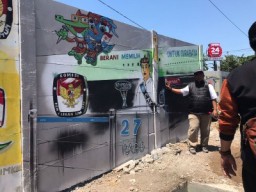 KPU Kota Surabaya Gelar Lomba Mural Tingkatkan Partipasi Masyarakat