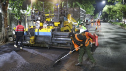 Pemkot Surabaya Fokus Overlay Jalan Langganan Genangan