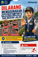 Dishub Jeneponto Imbau Masyarakat Tidak Memanfaatkan Bahu Jalwn demi Keselamatan Berlalu Lintas