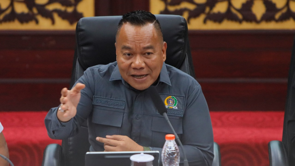 Yona Bagus Wdyatmoko, Ketua Komisi A DPRD Surabaya yang akrab disapa Cak Yebe. (Amar)
